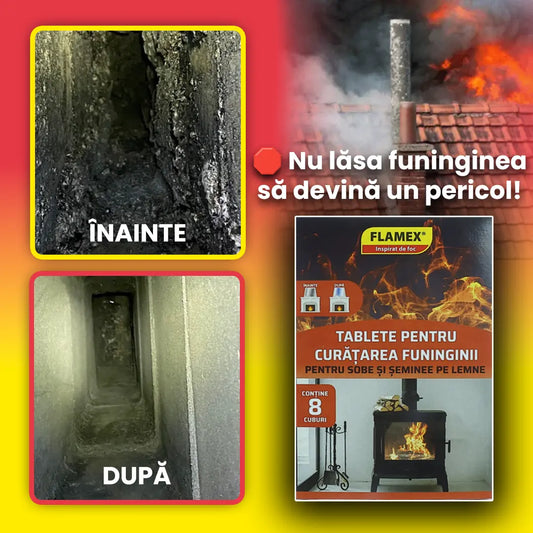 Tablete pentru curățarea funinginii